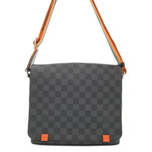 Louis Vuitton Damier Graphite Black District Shoulder Bag